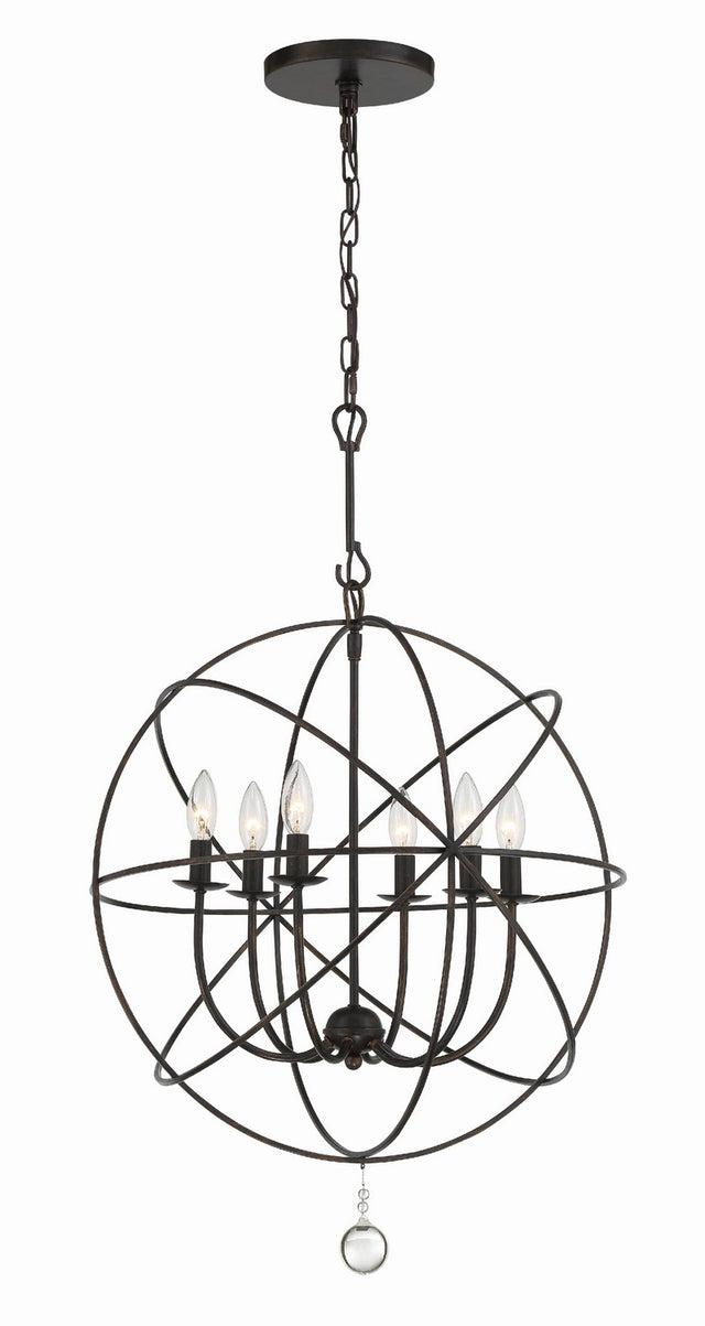 Solaris Outdoor (Damp) Chandelier by Crystorama