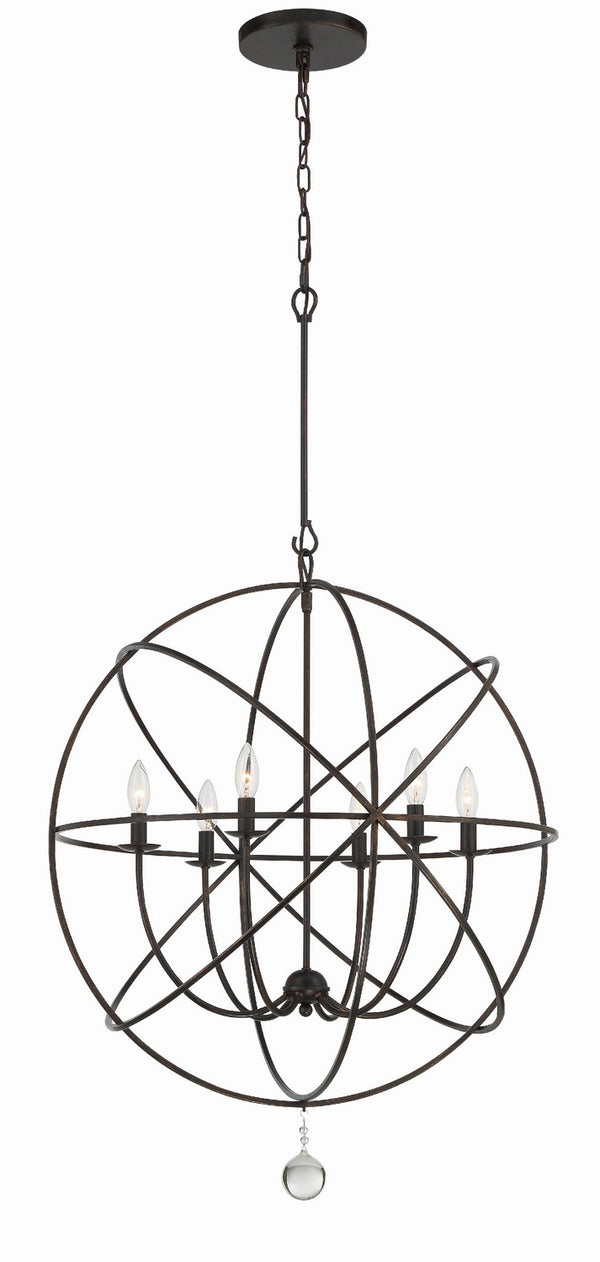 Solaris Outdoor (Damp) Chandelier by Crystorama