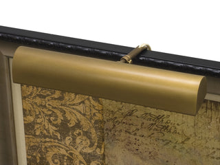 Buy weathered-brass-with-metal-glass-and-metal-shade Classic Traditional Picture Light by House of Troy