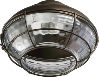 Buy oiled-bronze-and-clear-shade Hudson Outdoor (Wet) Light Kit by Quorum