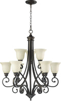 Bryant Outdoor (Damp) Chandelier by Quorum