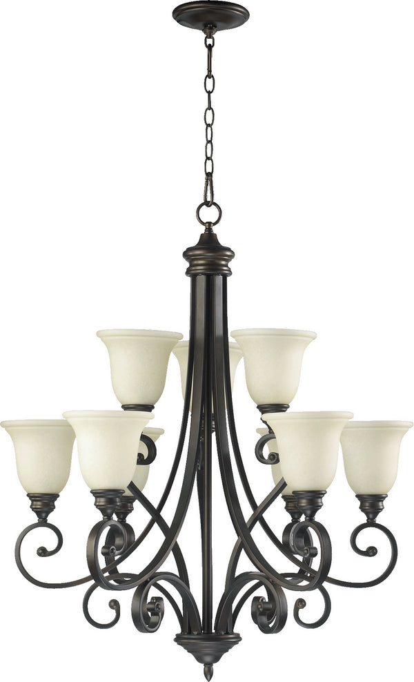 Bryant Outdoor (Damp) Chandelier by Quorum