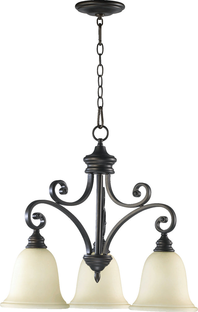 Bryant Outdoor (Damp) Chandelier by Quorum