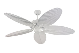 Buy white-finish-with-grain-and-reversible-white-abs-w-blades Cruise Outdoor (Wet) Ceiling Fan (Light Kit Available) by Generation Lighting