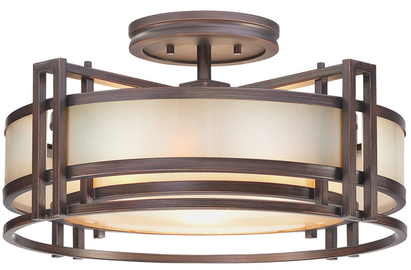 Underscore Outdoor (Damp) Semi-Flush Mount Ceiling Light by Metropolitan