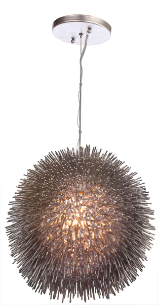Buy painted-chrome-and-metal-shade Urchin Pendant by Varaluz