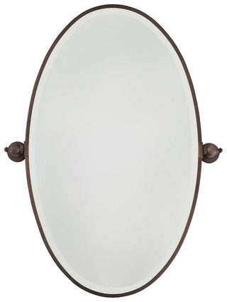 Buy dark-brushed-bronze-with-excavation-glass-glass Pivoting Mirrors Mirror by Minka-Lavery