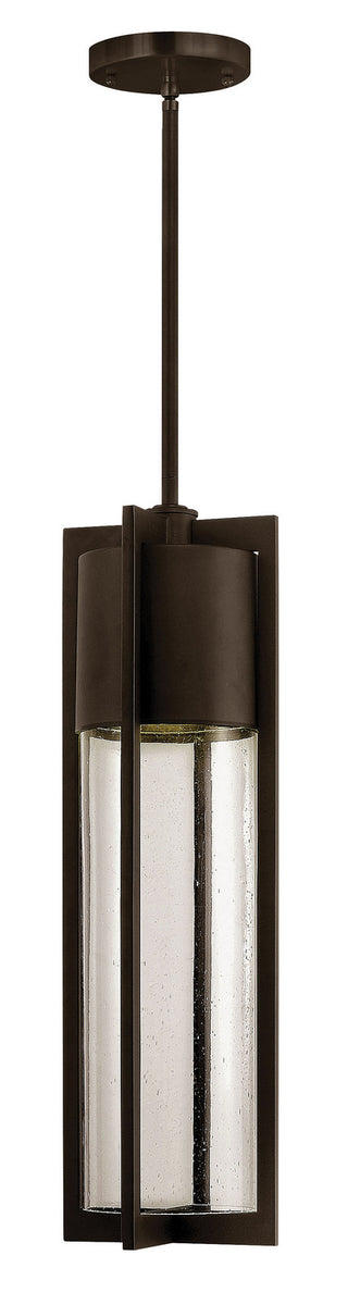 Buy buckeye-bronze-with-clear-seedy-glass-and-clear-shade Shelter Outdoor (Damp) Hanging Lantern by Hinkley