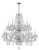 Traditional Crystal Outdoor (Damp) Chandelier by Crystorama