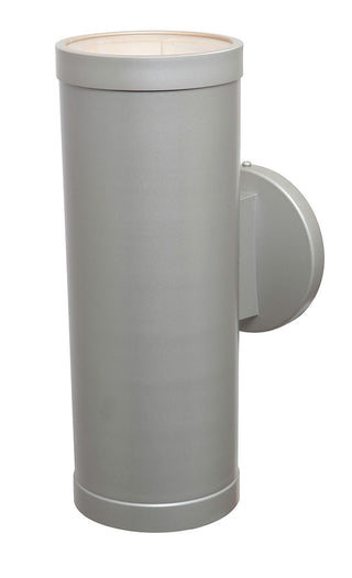 Buy satin-with-clear-glass-and-clear-shade Poseidon Dual Outdoor (Wet) Wall Lantern by Access