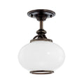 Canton Outdoor (Damp) Semi-Flush Mount Ceiling Light by Hudson Valley