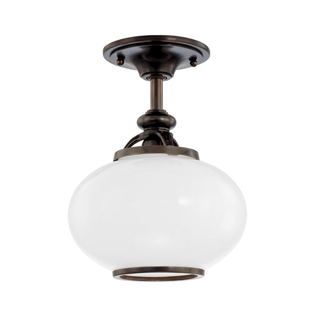 Canton Outdoor (Damp) Semi-Flush Mount Ceiling Light by Hudson Valley