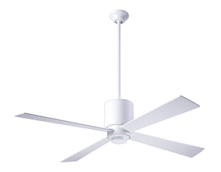 Buy gloss-white-finish-with-white-blades Lapa Ceiling Fan by Modern Fan Co
