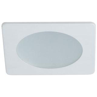 Rec Lv " Square Trim 4" Flat Frost Lens,Sq Trm by Nora Lighting