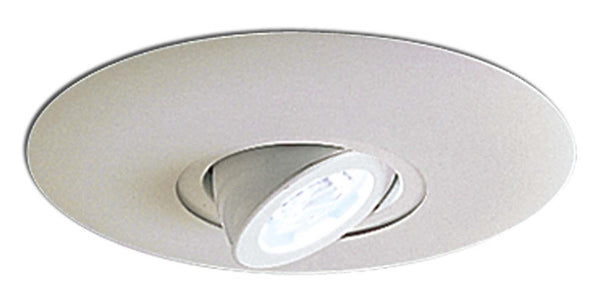 Rec Lv " Trim 6" Surface Adjustable Round Spot W/ Metal Trim by Nora Lighting