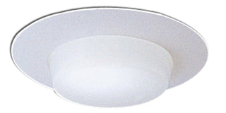 Rec Inc " Trim 6" Drop Opal Lens W/ Plastic Trim by Nora Lighting