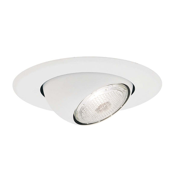 Rec Inc " Trim 4" Adjustable Eyeball W/ Metal Trim by Nora Lighting