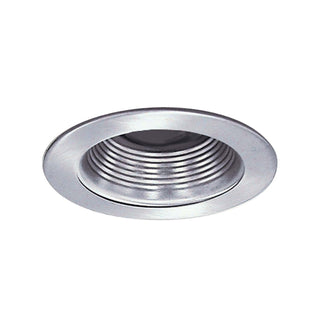Buy natural-metal-and-metal-shade Rec Inc &quot; Trim 4&quot; Stepped Metal Baffle Trim W/ Metal Ring by Nora Lighting