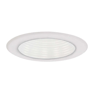 Buy white-and-white-shade Rec Inc &quot; Trim 5&quot; Baffle Splay Trim W/ Flange by Nora Lighting