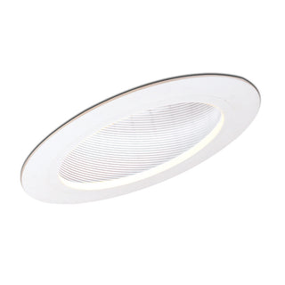 Buy white-and-white-shade Rec Slope &quot; Trim 6&quot; Sloped Phenolic Stepped Baffle Trim by Nora Lighting