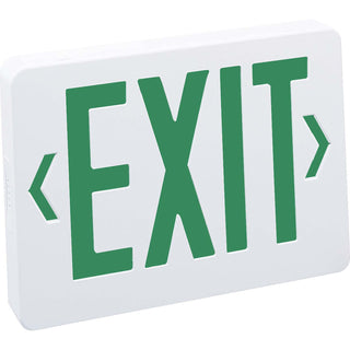 Buy white Exit Outdoor (Damp) Exit Sign by Nora Lighting