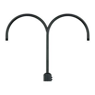 Buy satin-black R Series Outdoor (Wet)  Two Light Post Adapter Accents by Millennium