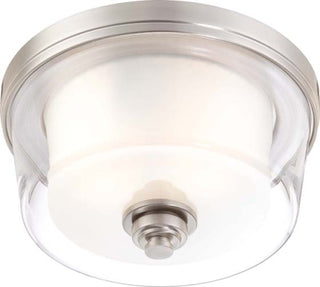 Decker Outdoor (Damp) Flush Mount Ceiling Light by Nuvo Lighting