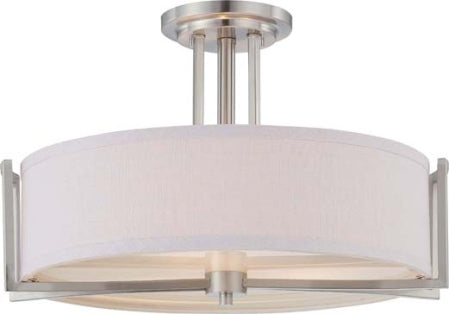 Gemini Flush Mount Ceiling Light by Nuvo Lighting