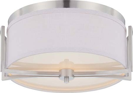 Gemini Outdoor (Damp) Flush Mount Ceiling Light by Nuvo Lighting