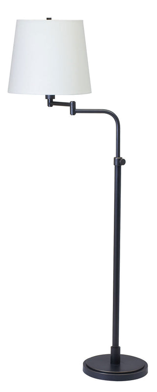 Buy oil-rubbed-bronze-with-off-white-linen-hardback-glass-and-natural-cream-shade Townhouse Floor Lamp by House of Troy