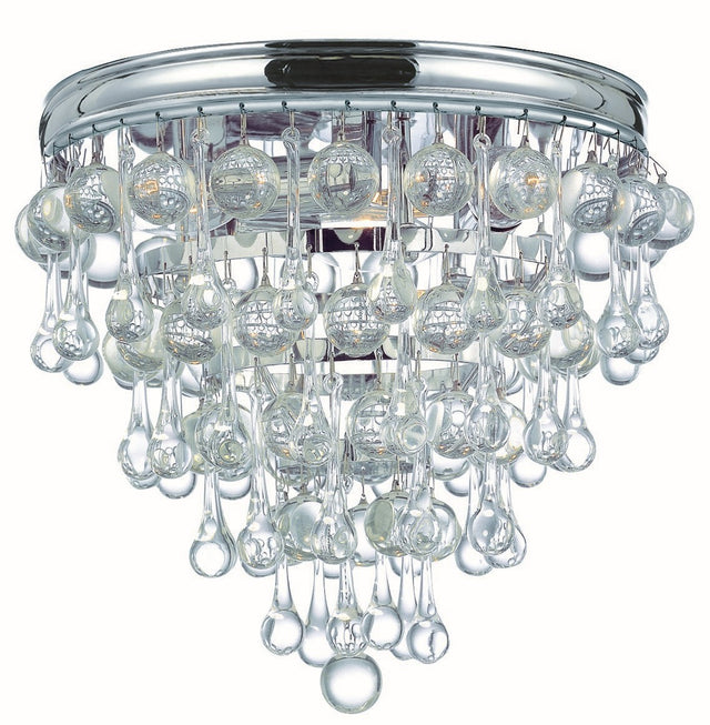 Calypso Outdoor (Damp) Flush Mount Light by Crystorama
