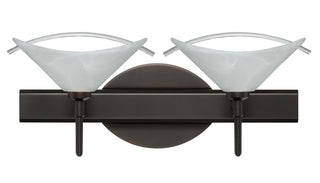 Buy bronze-with-marble-clear-2-75-x-7-5-x-5-5-glass-and-white-shade Hoppi Sconce by Besa