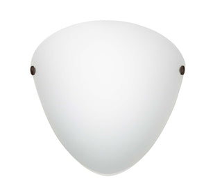 Buy bronze-with-opal-matte-9-625-x-9-625-x-3-75-glass-and-opal-shade Kailee Sconce by Besa