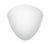 White with Opal Matte 9.625``x 9.625``x 3.75`` Glass and Opal Shade