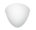 White with Opal Matte 9.625``x 9.625``x 3.75`` Glass and Opal Shade