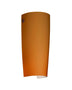 Bronze with Amber Matte 11.25``x 5``x 3.875`` Glass and Amber/Brown Shade