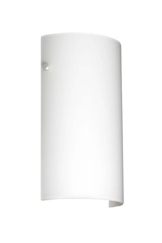 Buy white-with-opal-matte-11-75-x-7-x-3-5-glass-and-white-shade Tamburo Sconce by Besa