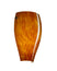 Bronze with Amber Cloud 11``x 7.375``x 3.625`` Glass and Amber/Brown Shade