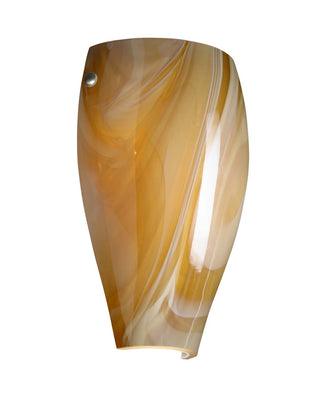 Buy satin-nickel-with-honey-11-x-7-375-x-3-625-glass-and-amber-brown-shade Chelsea Sconce by Besa