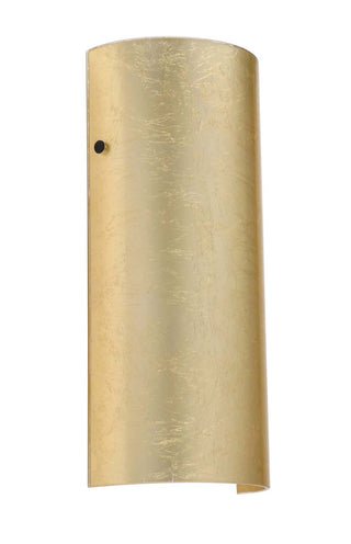 Buy black-with-gold-foil-13-75-x-6-125-x-3-375-glass-and-amber-brown-shade Torre Sconce by Besa