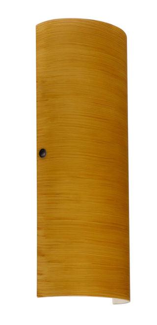 Buy bronze-with-oak-17-75-x-7-x-3-5-glass-and-amber-brown-shade Torre Sconce by Besa