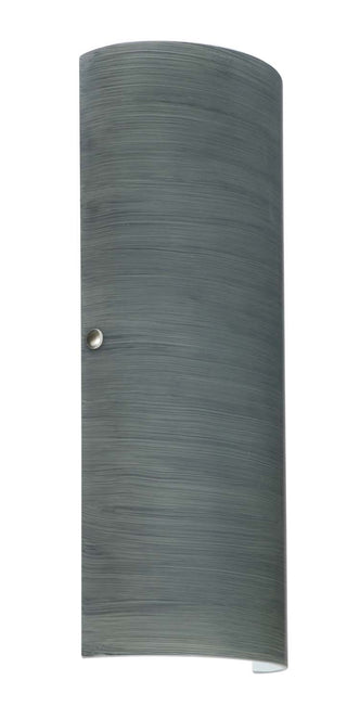 Buy polished-nickel-with-titan-17-75-x-7-x-3-5-glass-and-silver-gray-shade Torre Sconce by Besa