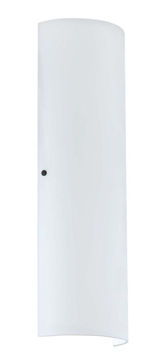 Buy black-with-opal-matte-21-75-x-7-x-3-5-glass-and-white-shade Torre Sconce by Besa