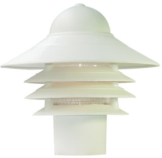 Buy textured-white-with-clear-glass Mariner Post Lantern by Acclaim Lighting