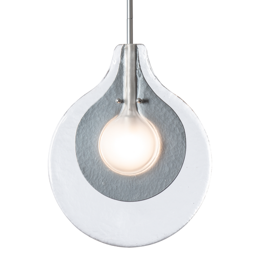 Veneto Pendant by Hubbardton Forge - Coastal White with Clear Glass with Frosted Diffuser Glass [Hubbardton Forge-401851-SKT-MULT-02-YE0796|MAIN]