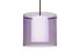 Bronze with Transparent Amethyst/Opal 10.625``x 11.75``x 11.75`` Glass and Multicolor Shade