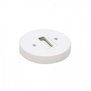 Buy white J Track Monopoint Canopy by W.A.C. Lighting