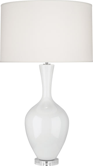 Buy lily-glazed-ceramic Audrey Table Lamp by Robert Abbey