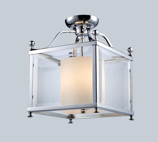 Buy chrome Fairview Semi Flush Mount Light by Z-Lite