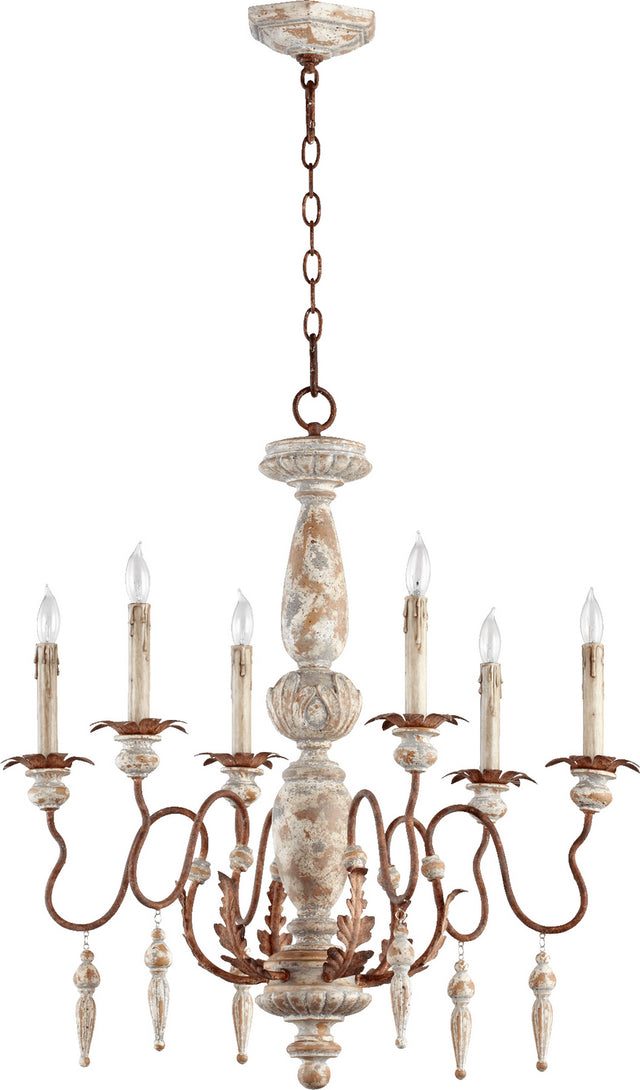 La Maison Outdoor (Damp) Chandelier by Quorum